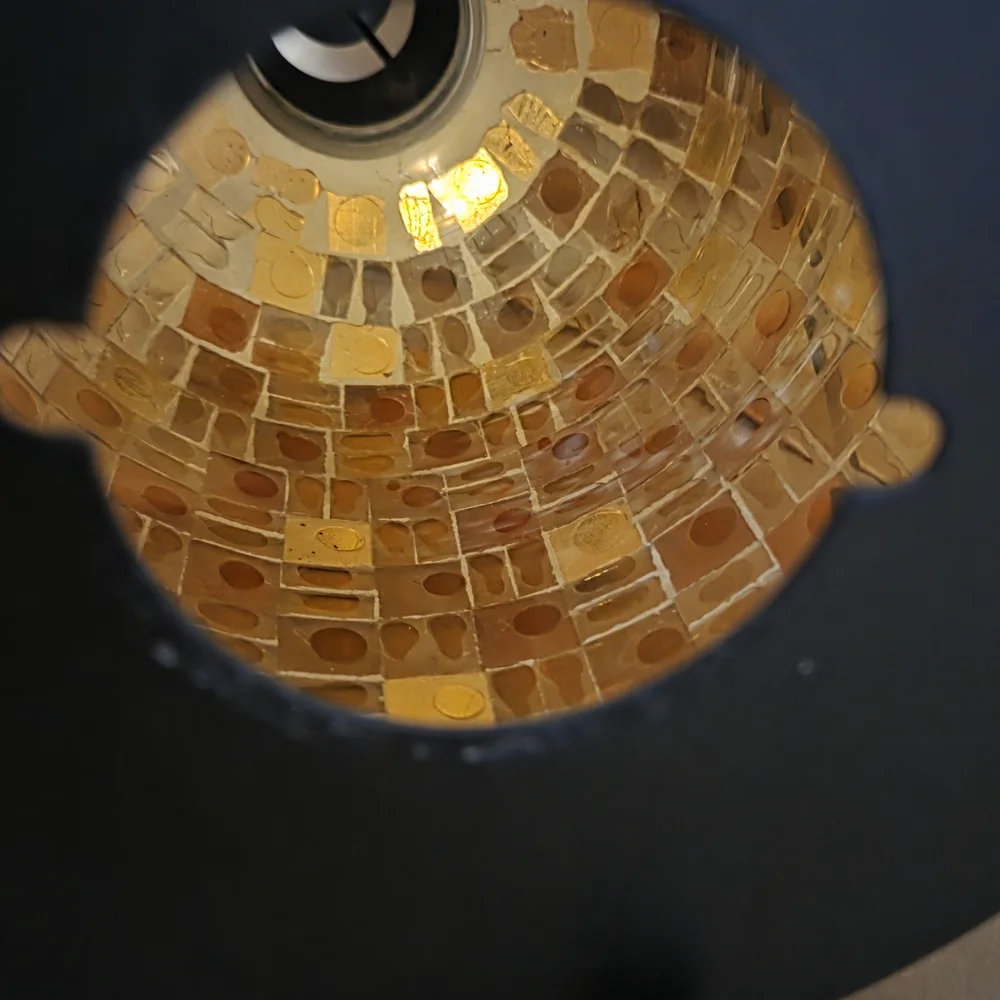 PartyLite Global Fusion Mosaic Candle Lantern Hurricane Retired Moroccan Style